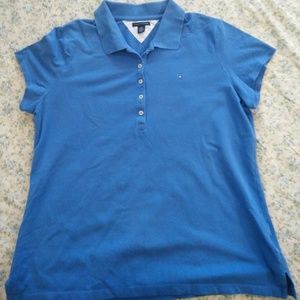 Tommy Hilfiger Mens Polo Shirt - Blue - Size XL